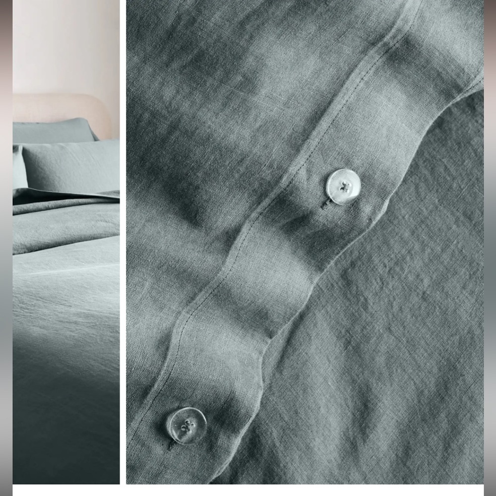Quince European Linen Duvet Cover - Picture 3 of 3